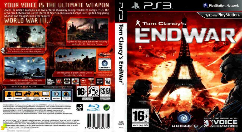Tom Clancy's ENDWAR - PS 3