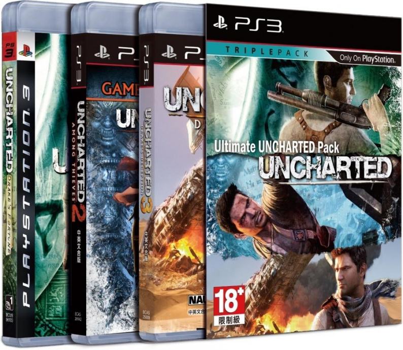 UNCHARTED 1, 2, 3 (PS3)