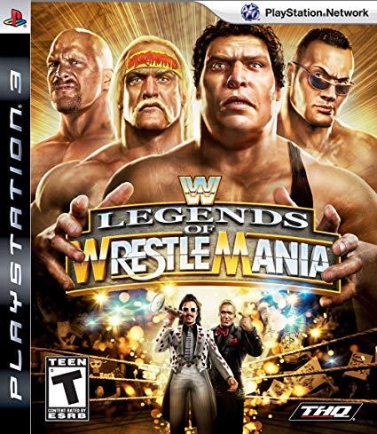 WWE LEGENDS OF WRESTLEMANIA PS3 ~~
