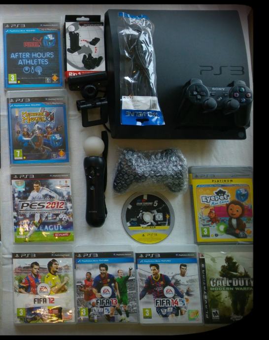 Playstation 3 s hrpom opreme i igricama te GRATIS nogometnom loptom!!!