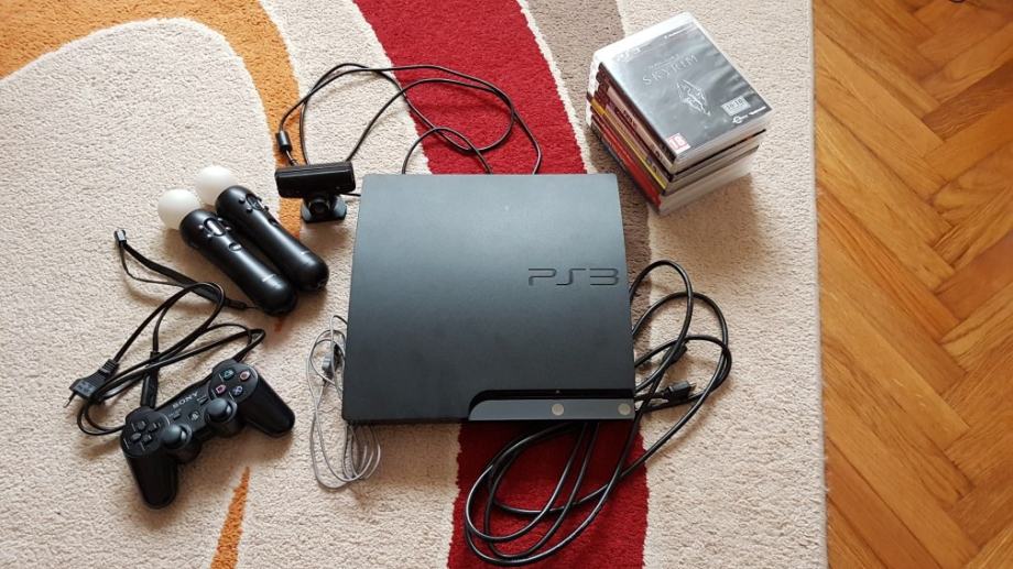 Playstation slim 320gb, Move, Gta V