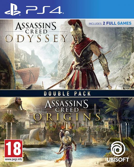 Assassins Creed Origins & Odyssey Double PS4,novo u trgovini,račun