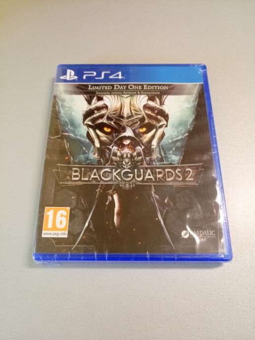 Blackguards 2 PS4 - NOVO, ZAPAKIRANO !! Zamjena !! (račun/garancija)