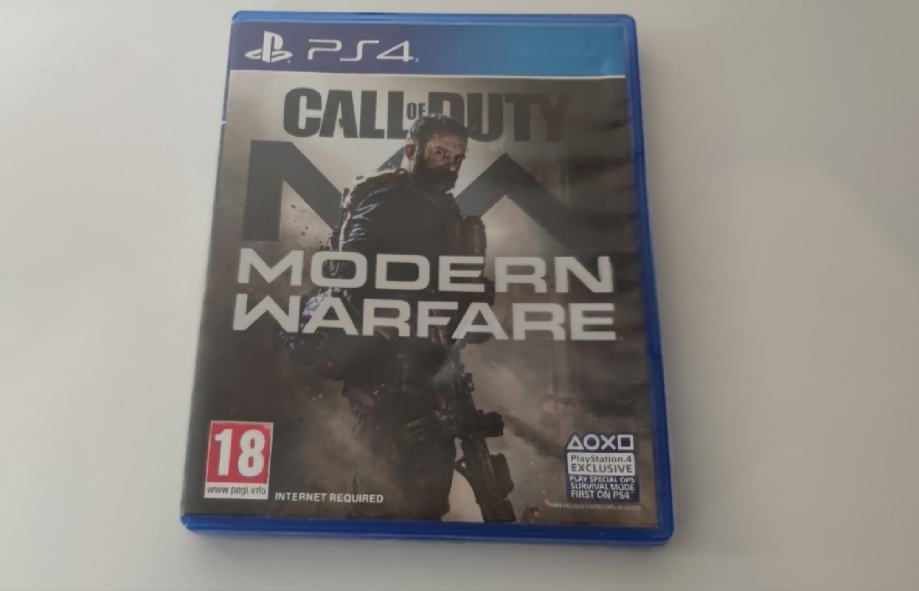 Call Of Duty Modern Warfare za Playstation 4, stanje diska 10/10