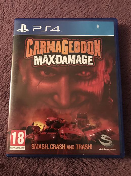 CARMAGEDDON MAX DAMAGE (PS4 igra) NOVO