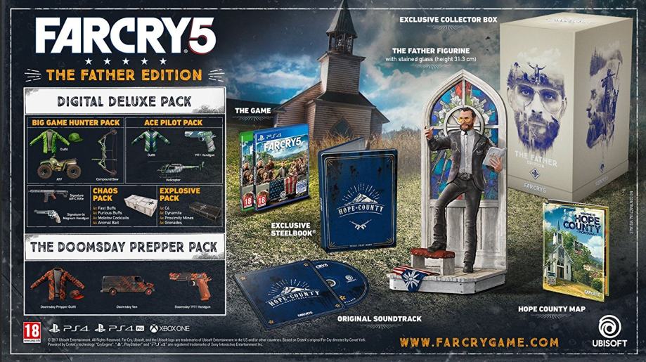 Far Cry 5 Father Edition - OGRANIČENA KOLIČINA - NOVO I ZAPAKIRANO