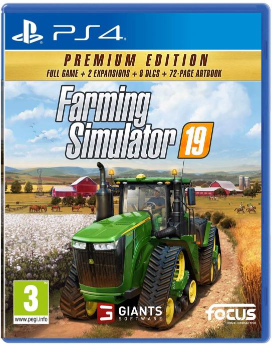Farming Simulator 19 Premium Edition PS4 igra,novo u trgovini,račun