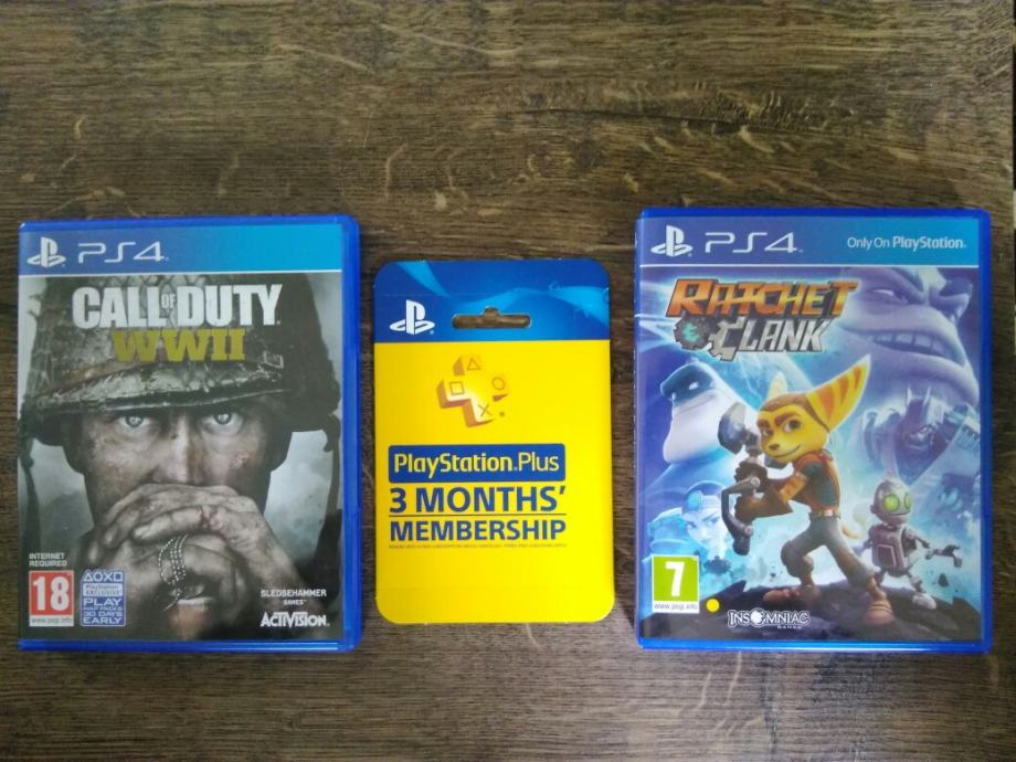 PS4 igre & Membership plus Novo