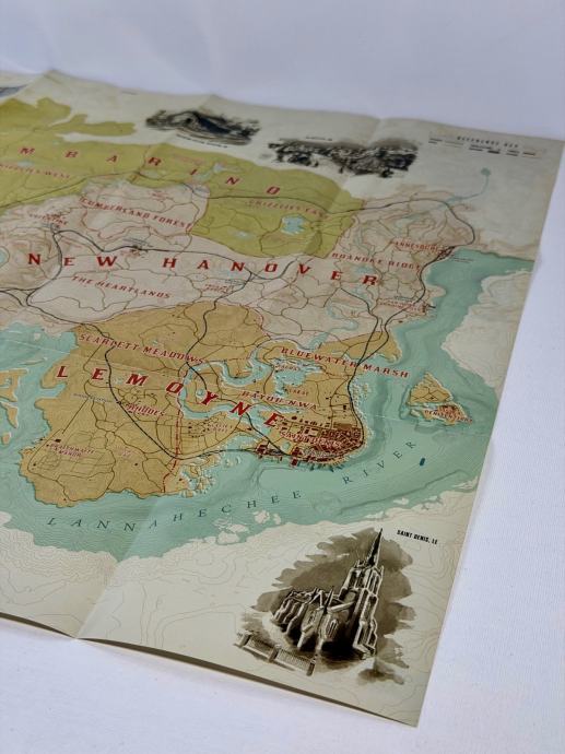 Red Dead Redemption 2 Original mapa (RDR2 map) – Kolekcionarsko Stanje