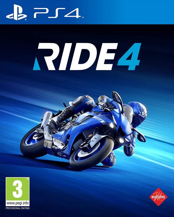 Ride 4 PS4 igra,novo u trgovini,račun