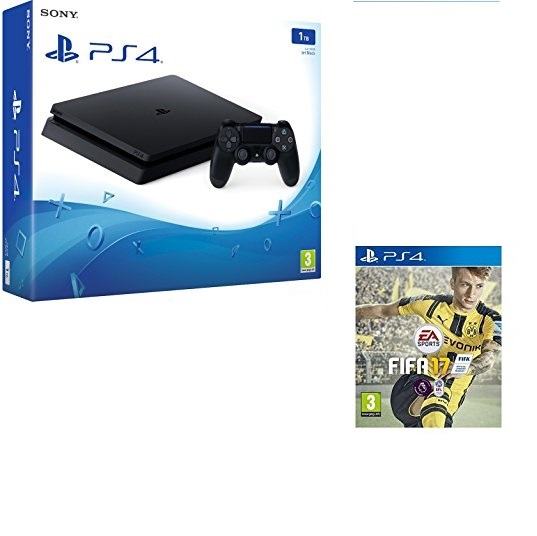 PlayStation PS4 1TB Slim +Fifa 17,novo u trgovini,račun,gar 1 g