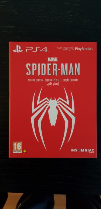 Spiderman Special Edition PS4 zapakiran