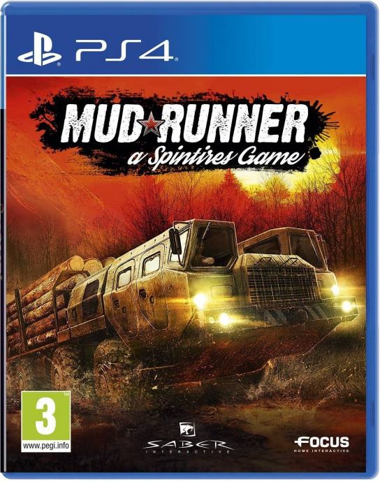 Spintires: Mudrunner PS4 Igra,novo u trgovini,račun