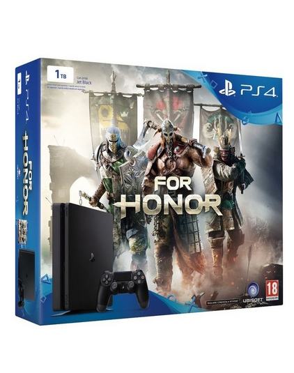PlayStation 4 SLIM 1Tb + DS4 kontroler + PS4 igra "For Honor"