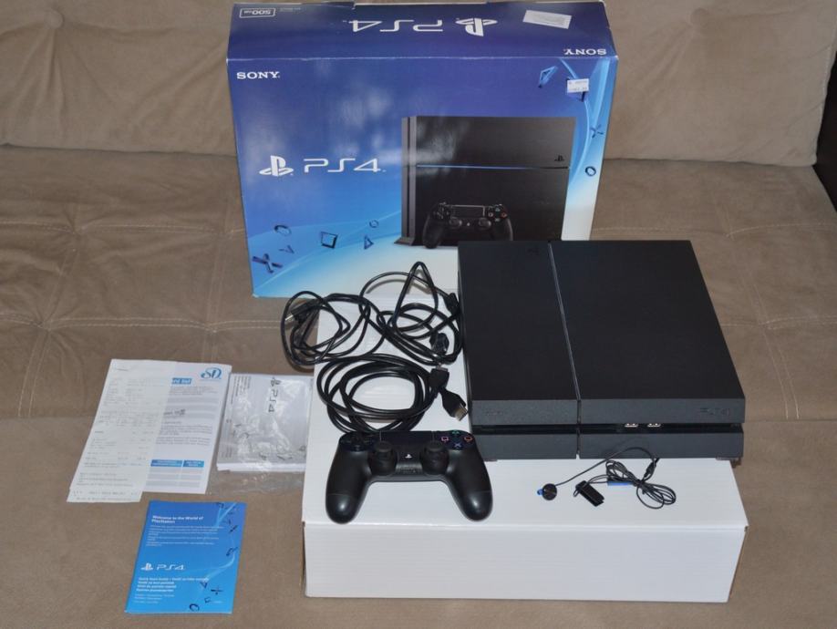 sony playstation 4 500 gb black