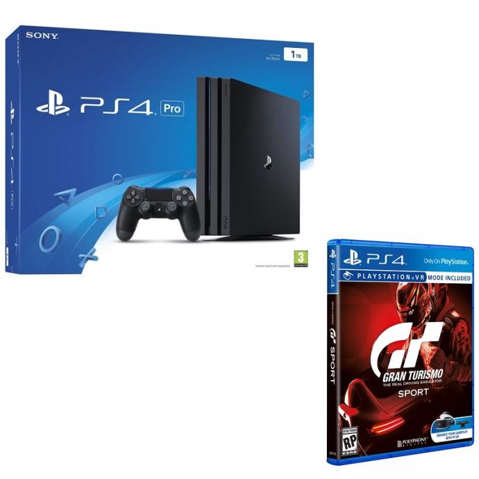 PlayStation 4 Pro 1TB Black+Gran Turismo,novo u trgovini,račun,gar 1g