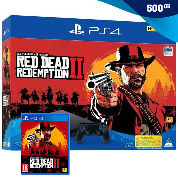 PS4 500GB Slim + Red Dead Redemption II (2),TRGOVINA,NOVO!
