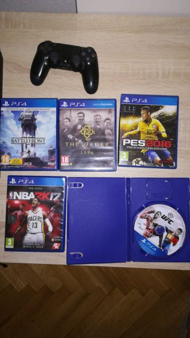 Prodajem Ps4 pro 500GB s konzolom+5 igrica i Samsung Smart TV