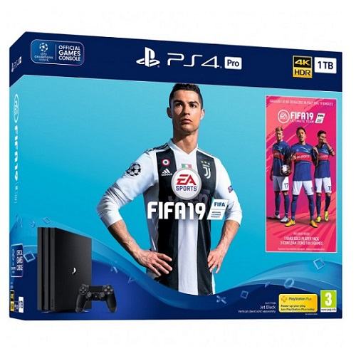 PS4 Pro 1 TB+FIFA 19 + PS Plus 14 dana bundle,novo u trgovini,račun