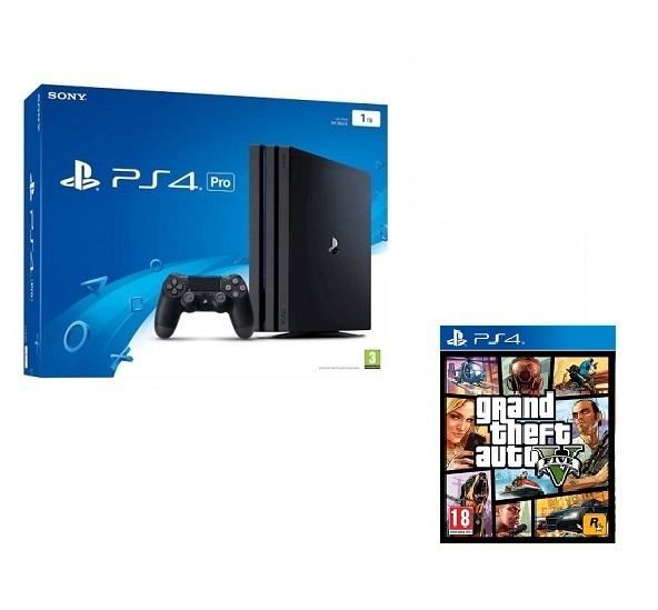 PS4 Pro 1 TB + Grand Theft Auto V,novo u trgovini,račun,gar 1 god