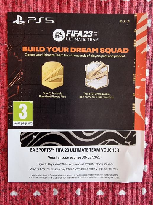 FIFA 23 (Full Game Digitalni Voucher) + Ultimate Team (Voucher)