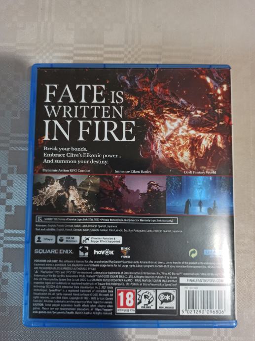 Final Fantasy XVI PS5 + Limited Edition SteelBook