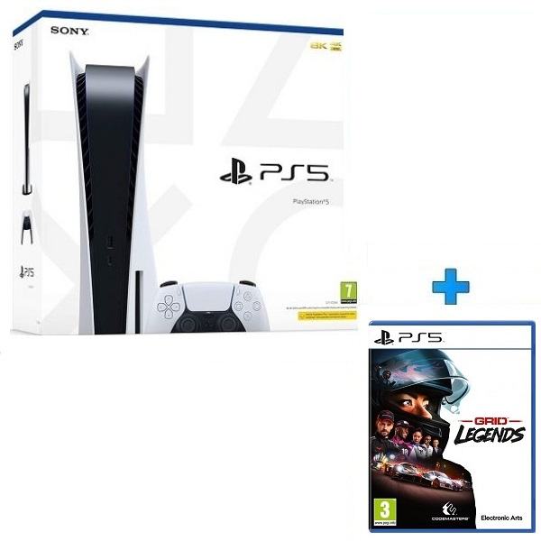 PS5 Sony PlayStation 5+Grid Legends igra,novo u trgovini,račun,gar 2g