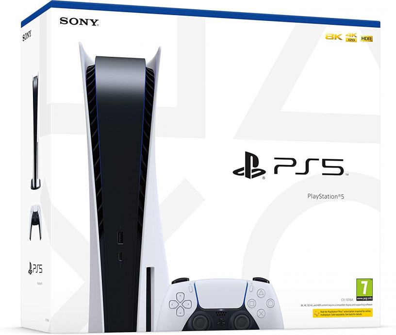 Sony PlayStation 5 - PS5 - Disk Edition + jamstvo 36 mjeseci + 3 igre
