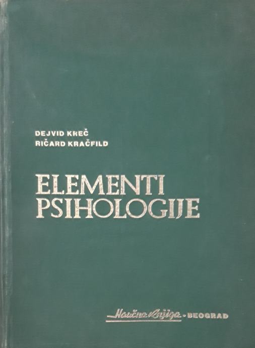 D.Krejč, R.Kračfild: Elementi psihologije