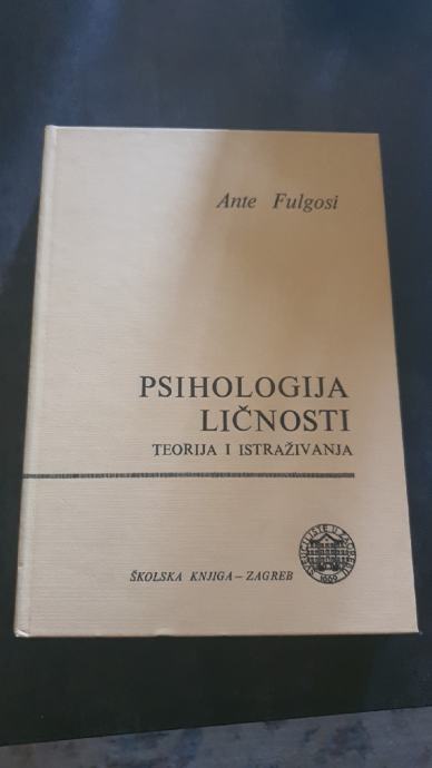 Psihologija ličnosti, Teorija i istraživanja, Fulgosi Ante