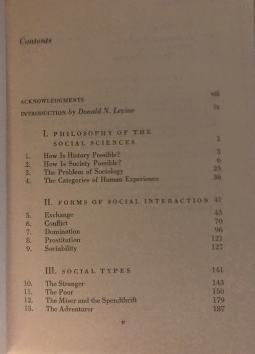 Simmel , Georg : On individuality and social forms