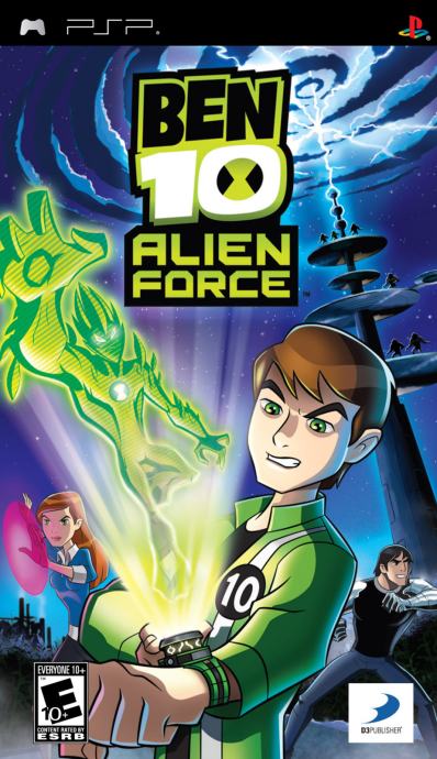 Ben 10 Alien Force PSP igra,novo u trgovini,račun