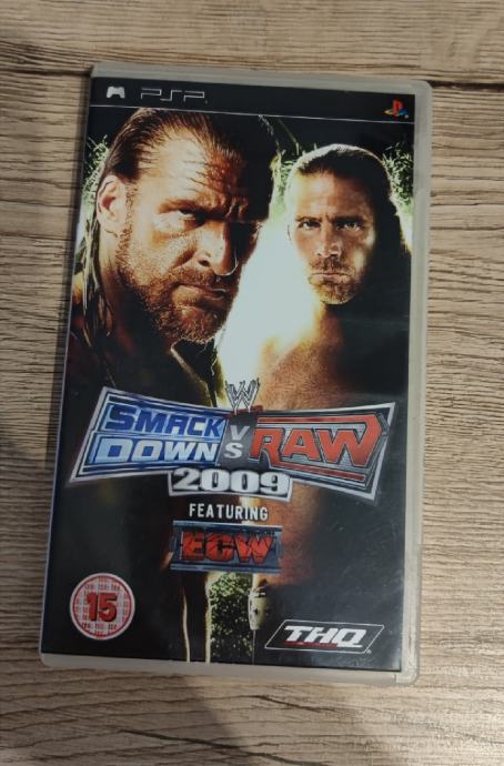 Smackdown vs Raw 2009 za PSP, disk je u odličnom stanju