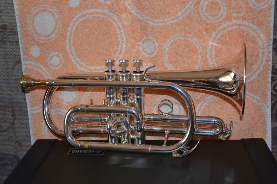 YCR4330G 委託品 ヤマハ コルネット YCR4330G 銀メッキ - 服部