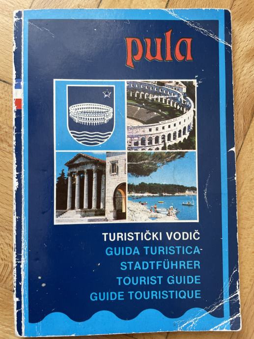 Pula i okolica - turistički vodič / 82 str iz 1982.