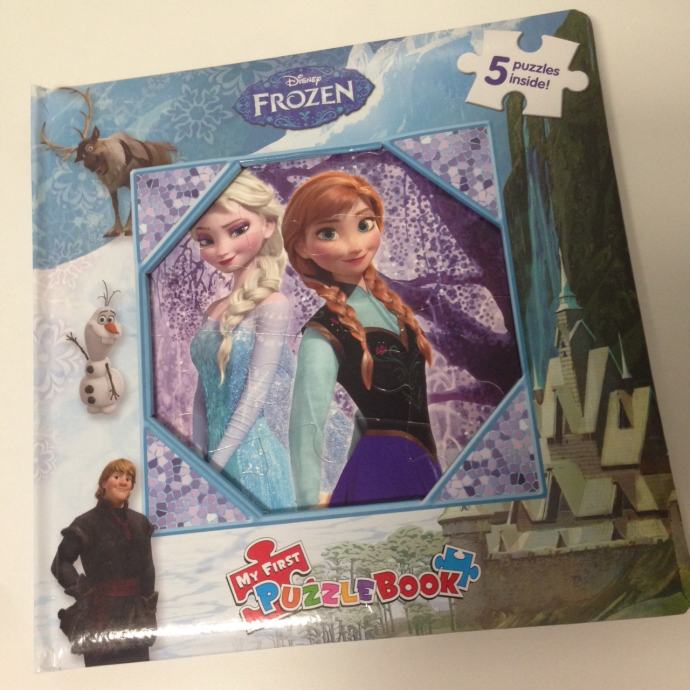 FROZEN Disney puzzle knjiga
