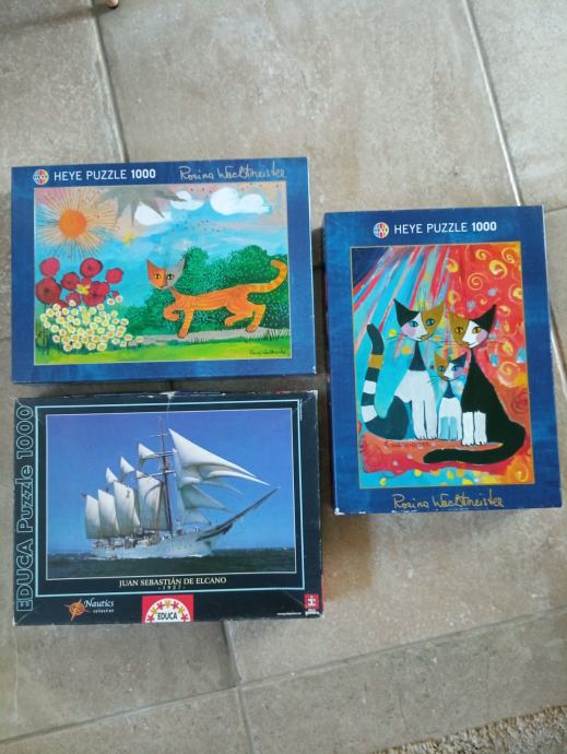 Rosina Wachtmeister Puzzle Katzen 1000 Teile (Neu und originalverpackt) in Effretikon für CHF 20