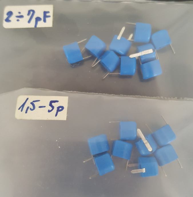 Trimer kondenzatori od 1,5-5pF i 2-7pF