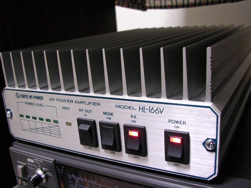 東京ハイパワー TOKYO HI-POWER HL-166V 50Mhz リニアアンプ