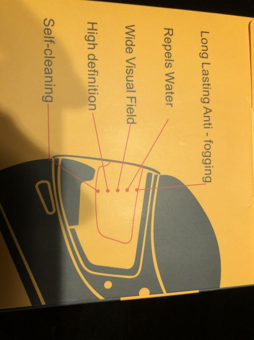 UNIVERZALNI ANTIFOG RAINPROFFCLEAR VISOR ( PIN LOCK )