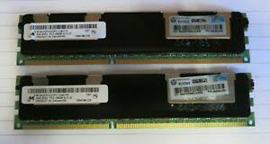2x4GB(8GB) MICRON MT36JSZF51272PZ PN: 500203-061 1333mhz DDR3 ECC DIMM
