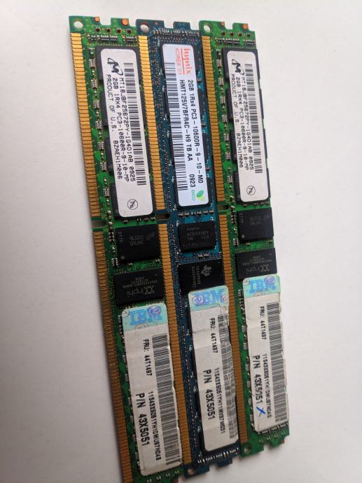 3*2GB, DDR3 serverski RAM = 70KN SVE