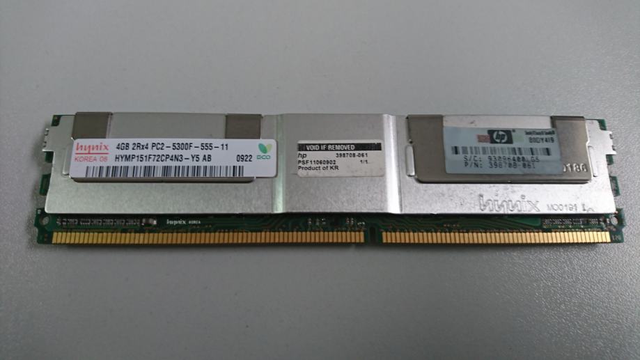 24GB DDR2 FBDIMM ECC 6x4GB, 667MHz, HP DIMM za servere ili MacPro
