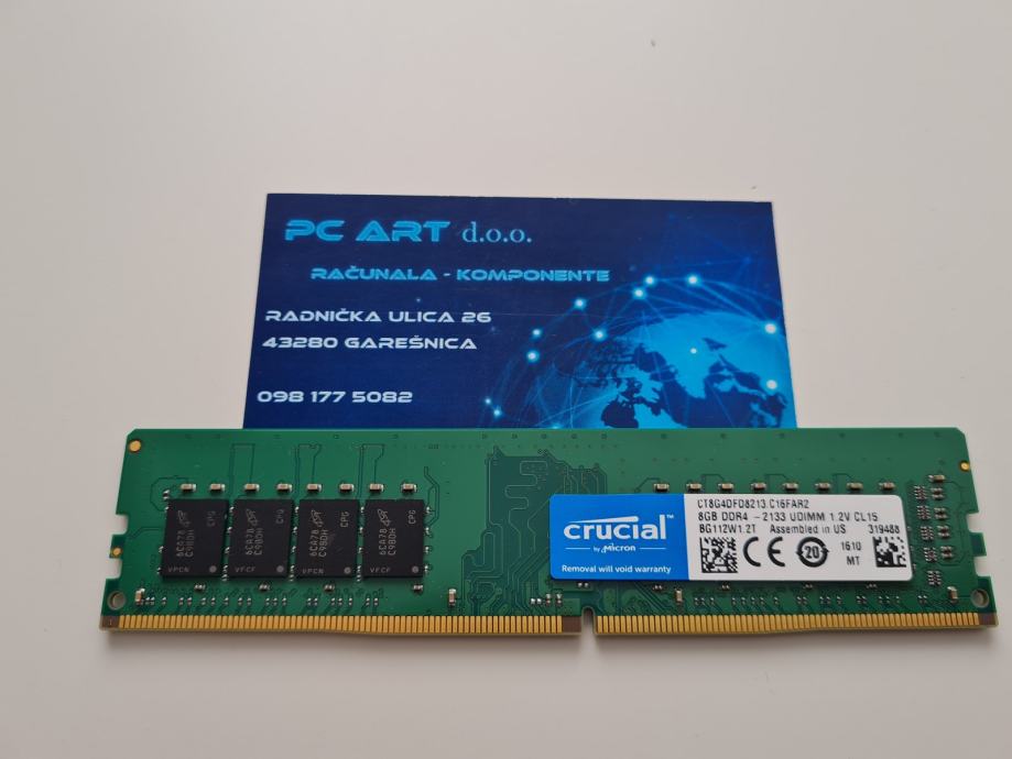 Crucial Memoria DIMM de 288 pines sin búfer de 8 GB
