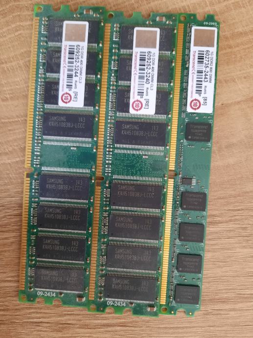 DDR RAM memorija 128/256/512/1GB