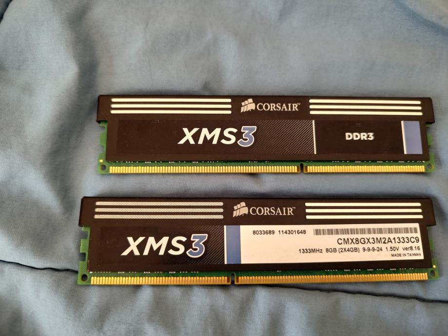 DDR3 radne memorije za PC