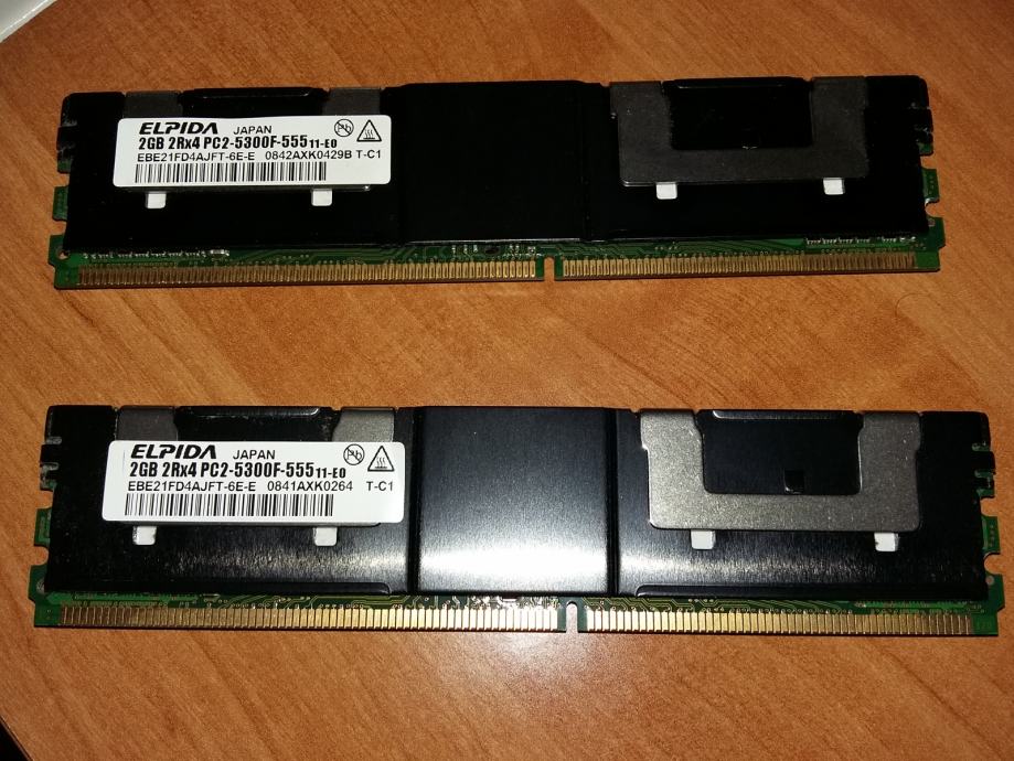 FBDIMM DDR2 ECC 4GB - 2x2GB, PC2-5300F
