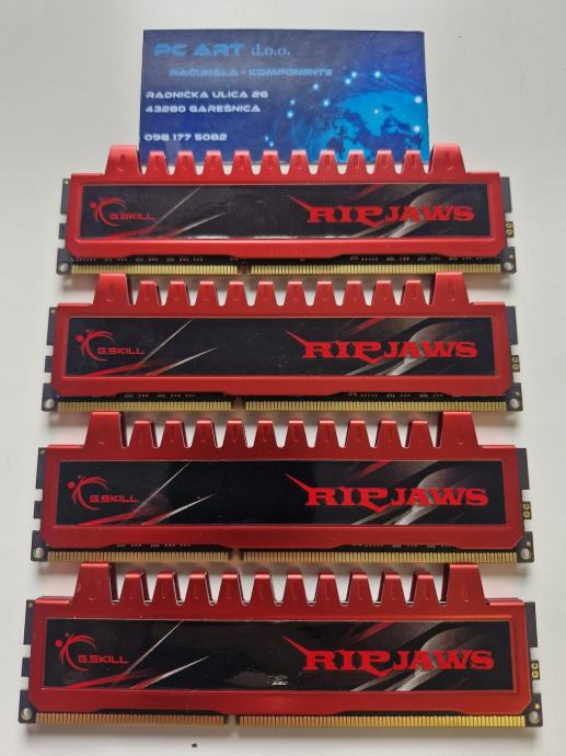 Kit RAM G.Skill Ripjaws X 16 Go DDR3 2133 MHz - 2 X 8 Go, Pour PC Gaming, Garantie à Vie
