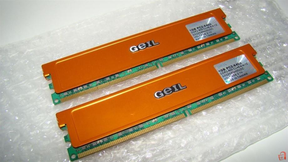 GEIL Ultra DDR2 RAM - 3 GB PC-6400 ( 3x1 GB), 800 Mhz, CL = 4-4-4-12