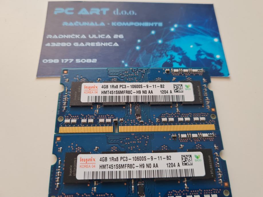 4 GB RAM HYNIX 1333 MH2 DDR3 PC3 10600 (2x2GB) MAC EUR 20,00 - FR